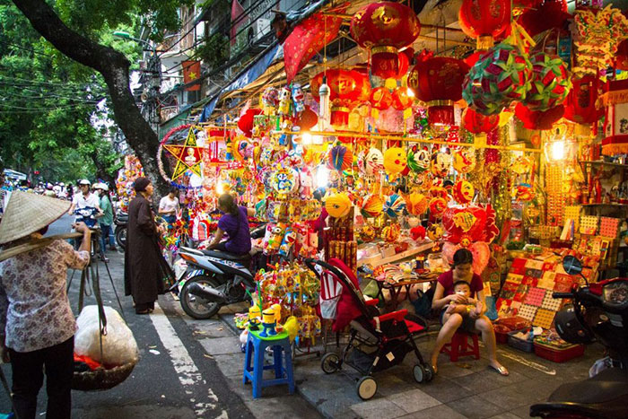 districts of 36 corporations Hanoi hang ma street